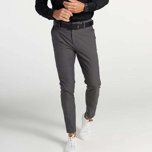 BYLT Men's Exec Pants – Tapered Fit Stretch Slacks, Wrinkle Resistant Suit Trousers, Business Casual Office Bottoms for Men2