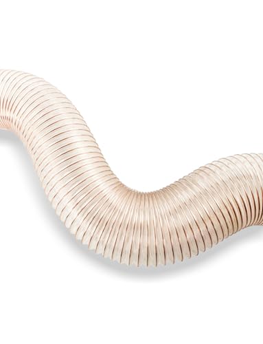 Clear Flexible Dust Extractor Hose 3.3ft Long, Heavy Duty Shop Vac Hose for Woodworking Dust Collection(Dia-20mm~600mm)(400mm)