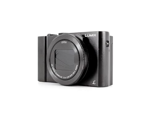 Panasonic DMC-LX15EG-K Lumix Premium Digitalkamera (20,1 Megapixel, Leica DC Vario Summilux Objektiv F1.4-2.8/ 24-72mm, 4K Foto und Video mit Hybrid Kontrast AF) schwarz