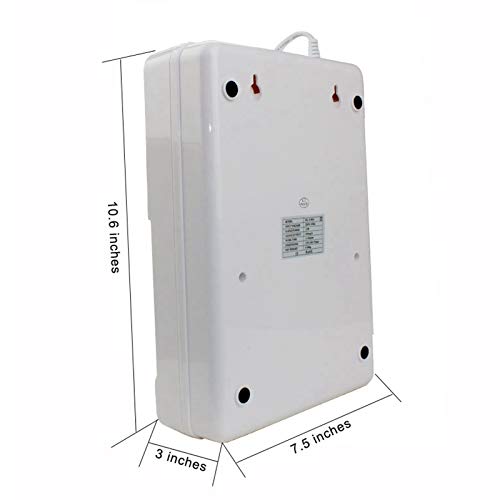 Portátil Activo Ozone Generator Esterilizador Purificador de Aire Purificación Frutas Verduras Agua Preparación de Alimentos Ozonizador Ionizador Ac220V Enchufe de la UE