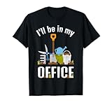 Garten-Büro Gartenarbeit Gärtner Pflanzwerkzeuge T-Shirt