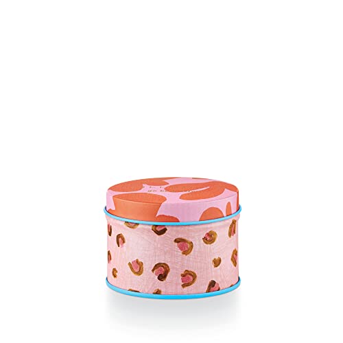 Illume Go Be Lovely Pink Pepper Fruit Small Fleur Tin Candle, 2" L X 1" W X 1" H #TOP27
