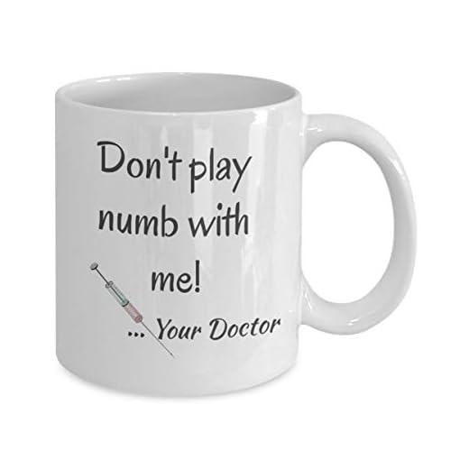 Medicinsk ER Doctor mugg, bra julklappsidé för män eller kvinnor – spela inte numb with me!