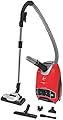 Hoover H-Energy 700 HE710HM 011 Aspirapolvere Con Sacco a Traino, con Filo 7M, 850W, Capacità Sacchetto 5l, Accessori integrati, Potenza Regolabile, Spazzola Parquet e Mobili, Rosso