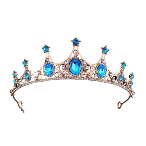 Corona de princesa cristal con diamantes imitación destellantes