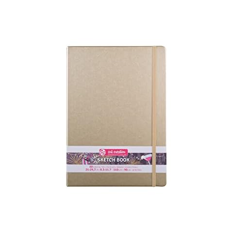 Talens Art Creation Sketchbook 80 Sheets, 21 cm x 30 cm, White Gold Cover