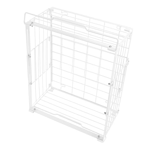 Gatuida Cesta Ajustable para Congelador de Malla Metálica Organizador Resistente para Refrigerador y Arcón Cesta Colgante Expandible para Maximizar Espacio y Facilitar Acceso Cocina