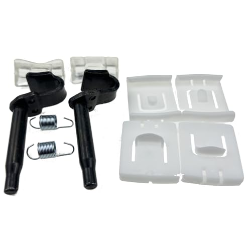 191881213 171881213B 435881203A Seat Belt Runner Clips Seat Guide Slider Replacement for VW Golf MK1 MK2 /Jetta MK2 MK3/Corrado/Golf MK3 Cabriolet Front Seat Rails Latch Spring Repair Kit (Set of 10)