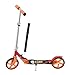 Produktbild ArtSport Scooter Cityroller Fire Big Wheel 205 mm Räder klappbar & höhenverstellbar  Kinder-Roller ab 3 Jahre - Tretroller bis 100 kg  schwarz / rot