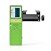 Elikliv Laser Detector for Green Beam Laser Level, Digital Laser Receiver Used with Pulsing Line Lasers Up to 200ft, Detect Green Laser Beams, Three-Sided LED Displays