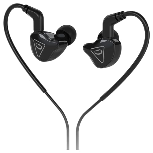 Behringer MO240 Auriculares de monitoreo de estudio con controladores híbridos duales