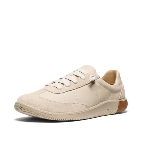 KEEN Men's KNX T-Toe Lightweight Flexible Comfy Slip On Sneakers, Birch/Plaza Taupe, 9 by KEEN - Used condition - CA$92.60