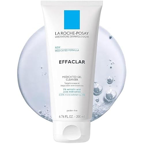 La Roche-Posay Effaclar Medicated Acne Face Wash with 2% Salicylic Acid