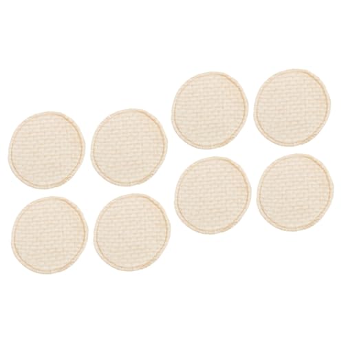 JOINPAYA 2 Juegos Almohadilla Antidesbordamiento Senos Almohadillas Bálsamo Women Amamantamiento Almohadilla De Leche Almohadilla para Amamantar Algodón De Color Natural 4 Uds * 2