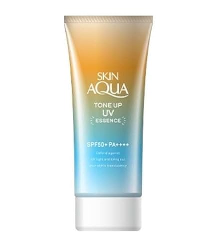 Skin Aqua Sunscreen Tone Up Uv Essence - Latte Beige Color Floral Scent 2.82oz 80g SPF50+ PA++++