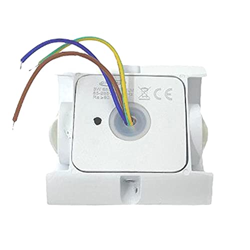 Vetrineinrete® Applique da parete bianco ovale