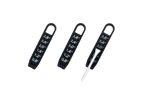 (3 Pack) Golf Tee Height Adjuster Tool for Consistent Tee