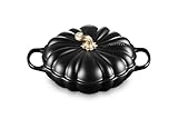 Le Creuset Emailliertes Gusseisen, Kürbis-Schmorpf, 2,75 qt, Lakritz