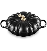 Le Creuset Enameled Cast Iron Signature Pumpkin Braiser, 2.75 qt., Licorice