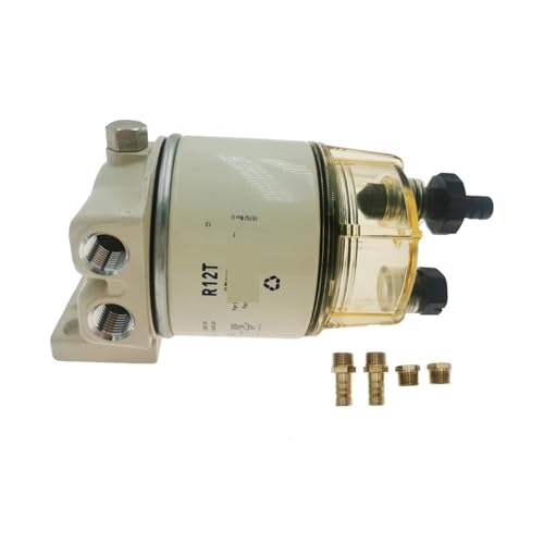 Filtre séparateur carburant eau R12T contre l\'eau dans le réservoir diesel
