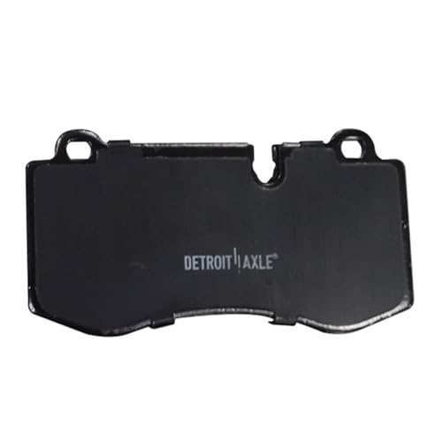 Image of Detroit Axle - 4pc Front Brake Pads for Mercedes-Benz 2007-2013 S550 S600 2007-2014 CL550 CL600 2012-2013 S350 2010-2013 S400 2009-2012 SL550, Ceramic Brake Pads with Hardware Replacement