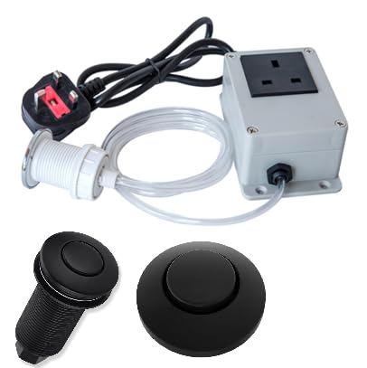 Interrupteur d'air pour spa étanche commande pneumatique 13A pour broyeur noir