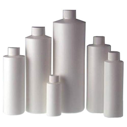 Qorpak PLC-05766 HDPE Cylinder Bottle with White Polypropylene SturdeeSeal Polyethylene Foam Caps, White (Pack of 300)