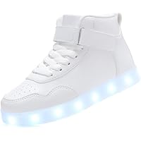 APTESOL Niños Juventud LED Light up Trainers Niños Niñas High
