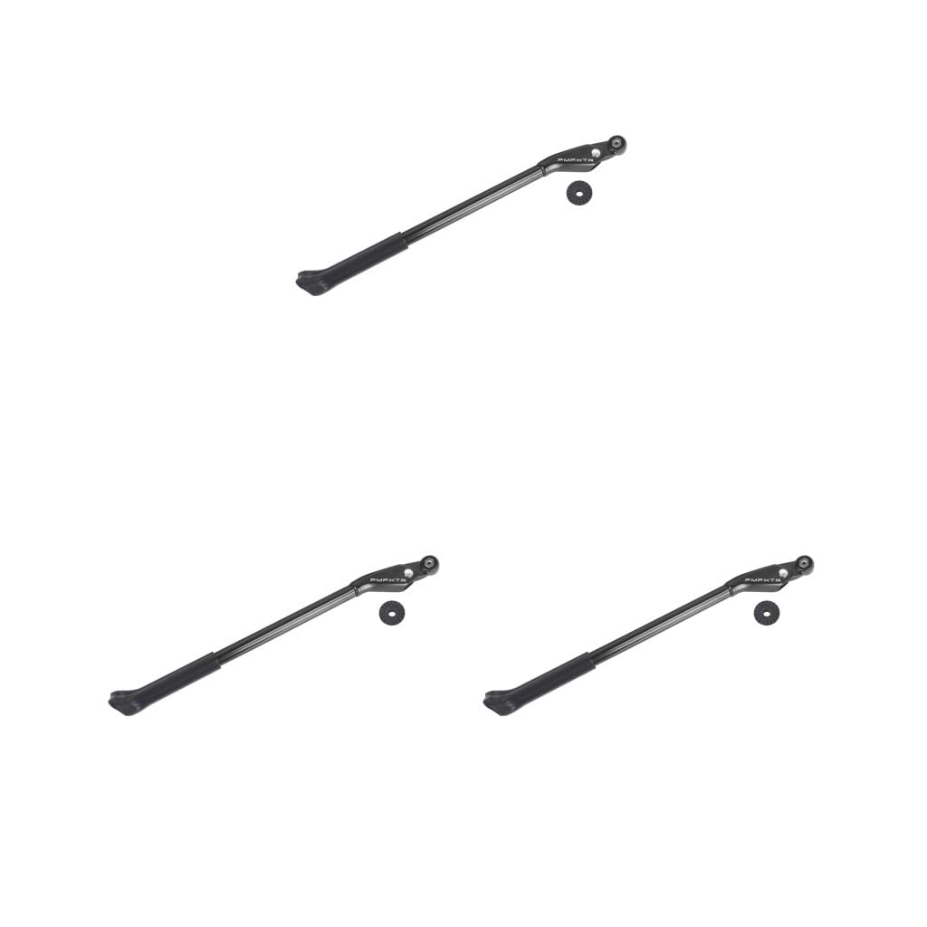 Regulowana podpórka rowerowa Fit 66.0-73.7 cm Wheel Mountain Kick Stand MTB czarna