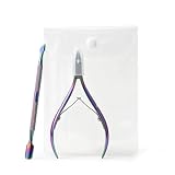 JOVYTH Nagelhautzange mit nagelhautentferner - 3 Pcs Farbenprächtig Cuticle Remover Tool, Professionelle nagelhautschere set，Maniküre-Set für zu Hause，Professionelles Maniküre-Set