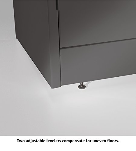 Tennsco Assembled Jumbo Steel Storage Cabinet, 48w X 18d X 78h, Black - Thumbnail 4