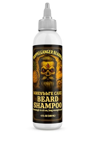 Image of Beard Shampoo - Beard Wash That Actually Softens and Conditions, Dandruff & Itch Control, One Bottle Lasts 3-4 Months, Sulfate Free & Paraben Free, Aloe & Apple Cider Vinegar (Pineapple Cake)
