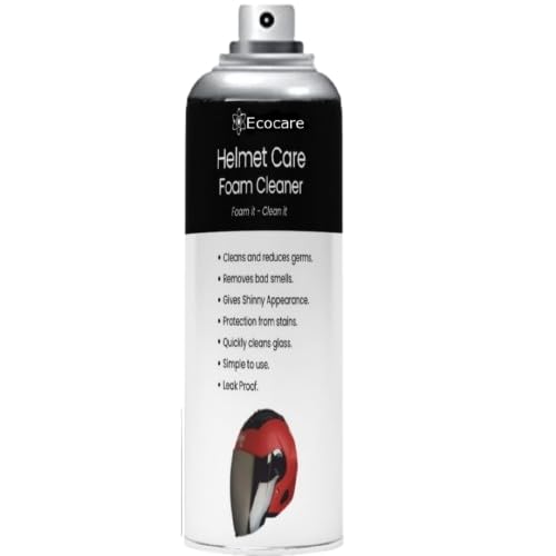 Ecocare Helmet Care Foam Cleaner for Dust, stain, Bad smell Remover and