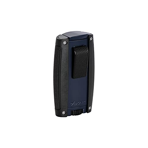 Encendedor Xikar Turismo doble llama jet azul miniatura 3