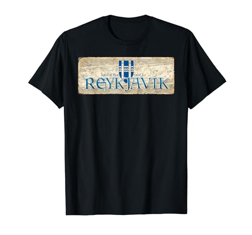 Travel Europe Islandia Reykjavik Family Vacation Souvenir Tee Camiseta