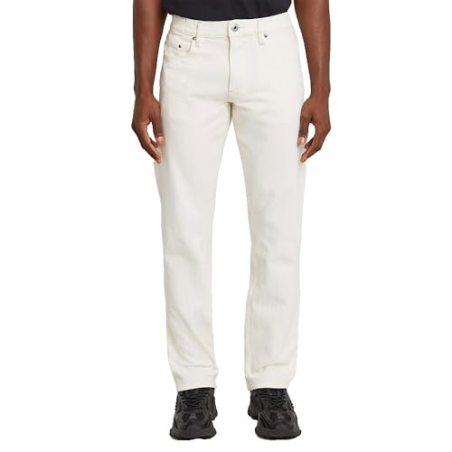 G-STAR Men Mosa Straight Jeans, Beige (96 Ecru Mom Washes D23692-d552-h161), 40W x 36L