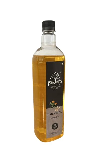 Pankaja Healthy And Tasty Cooking Oils For Healthier And More Flavorful Culinary Creations | Safflower Oil For Cooking | Pure Edible Oil For Food (Size 5 ltr)