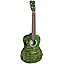 Flamed Mahogany, Jade Green