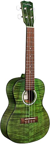 Image of Cordoba 15CFM Jade Green Flamed Mahogany Concert Ukulele