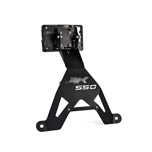 Supporto per navigatore per moto Staffa per piastra di navigazione per telefono smartphone con supporto anteriore per moto per KYMCO per AK 550 AK550Combination A