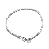 925 Silber Armband 3mm Schlangenkette Männer Frauen Modeschmuck Geschenk