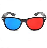 3D Glasses for Movies, Games and TV, Red and Blue Universal Style, Light Design