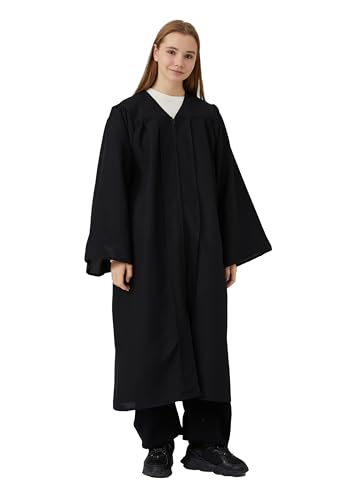 Bata de graduación unisex mate para coros y pastores