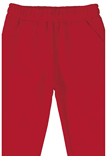 Calça moletom com Estampa, Up Baby, Meninas, Vermelho Alto Risco, P