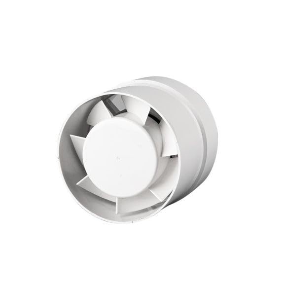 Aspiratore Elicoidale da Condotto Diametro 120mm – 15W – Portata 220 m³/h con Valvola Antiritorno