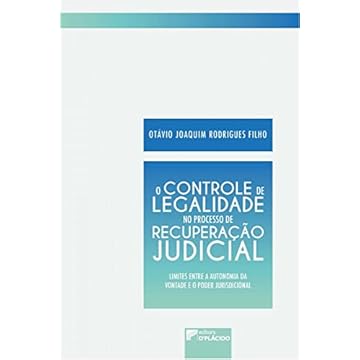 Capa do livro O Controle de Legalidade no Processo de Recuperação Judicial