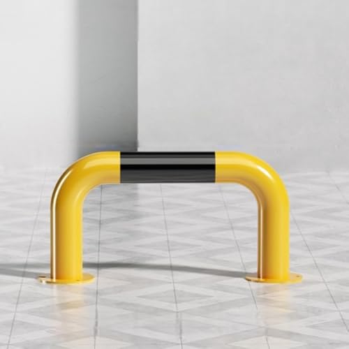 Jingshihaisu バリカー 車止め ポール ガードパイプ 横型 鉄製 固定式 アーチスタンド 駐車ポスト 私道の障壁 交通分離ポール 駐車場 出入り口 車庫 区切り 商業施設 公共施設 公園 駅前広場 病院 (50cm*30cm,管壁の厚さ2mm)