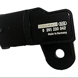 261230042 1238244 46769978, MAP Sensor Pressure Sensor Air Intake, Compatible with Opel Astra G H J Corsa D Insignia Meriva Signum Speedster Vectra C Zafira Saab 9-3 9-5 (MOLEI-AUTO)