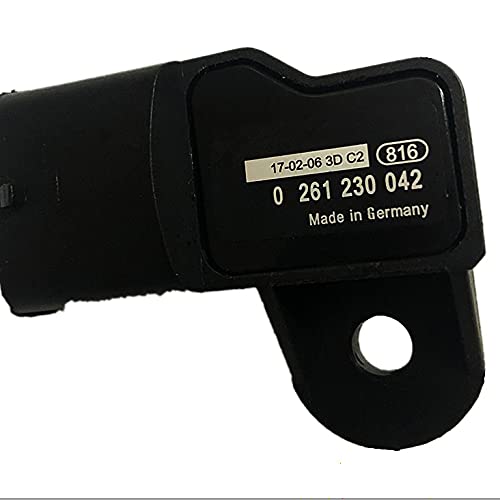 261230042 1238244 46769978, MAP Sensor Pressure Sensor Air Intake, Compatible with Opel Astra G H J Corsa D Insignia Meriva Signum Speedster Vectra C Zafira Saab 9-3 9-5 (MOLEI-AUTO)