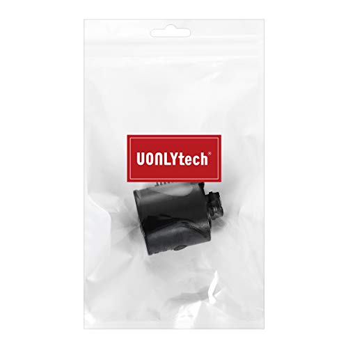 Uonlytech Track Light Adapter Rail Head Lighting Track Accessory for 110V Pendant with Wire Cord (Black)
